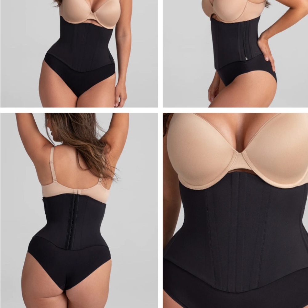 2 for $150 - Honeylove WaistHero Cincher - Vamp & Sand (Black & Nude)